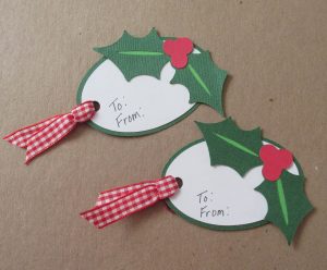 photo of gift tags made with cardstock scraps