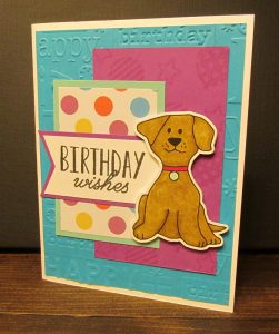 Birthday card made with Silhouette Cameo print and cut