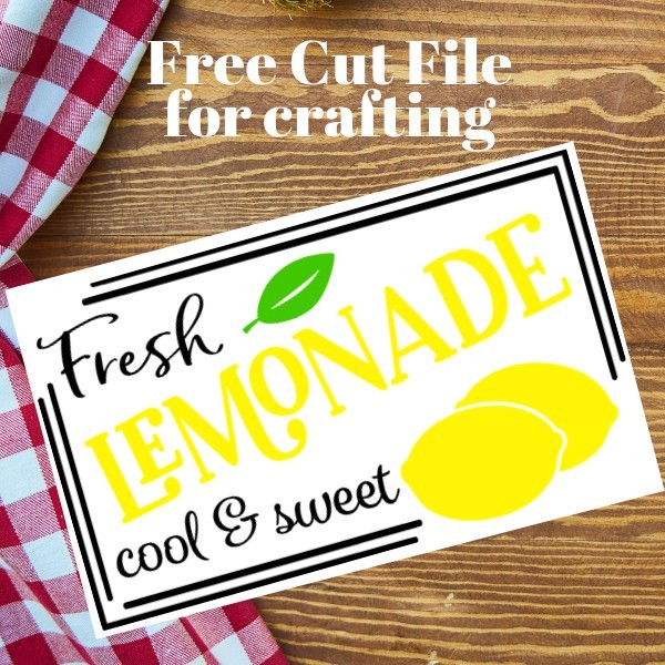 Fresh Lemonade SVG Freebie