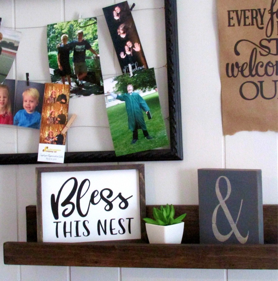 “Bless This Nest” Stenciled Canvas DIY