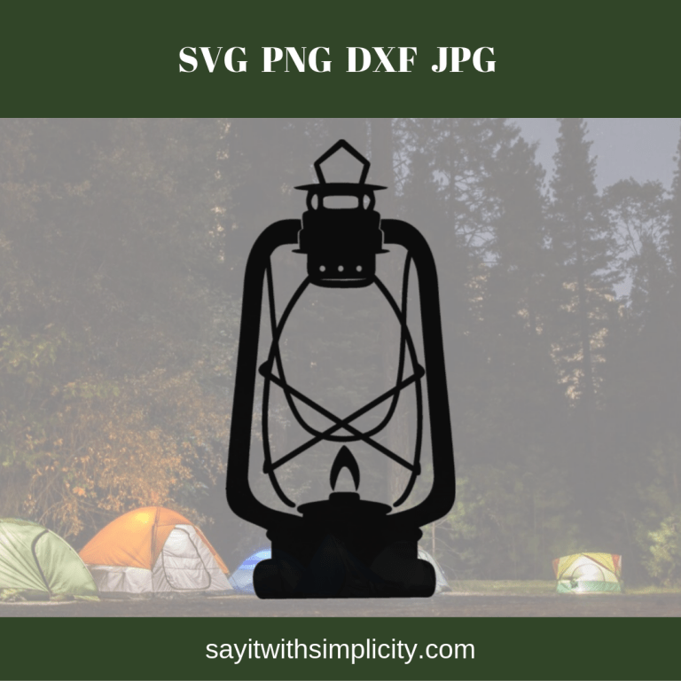 rustic lantern svg