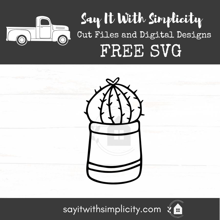 Cactus SVG File