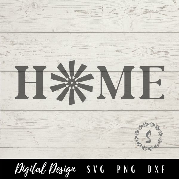 Download Farmhouse Home Windmill Svg Say It With Simplicity