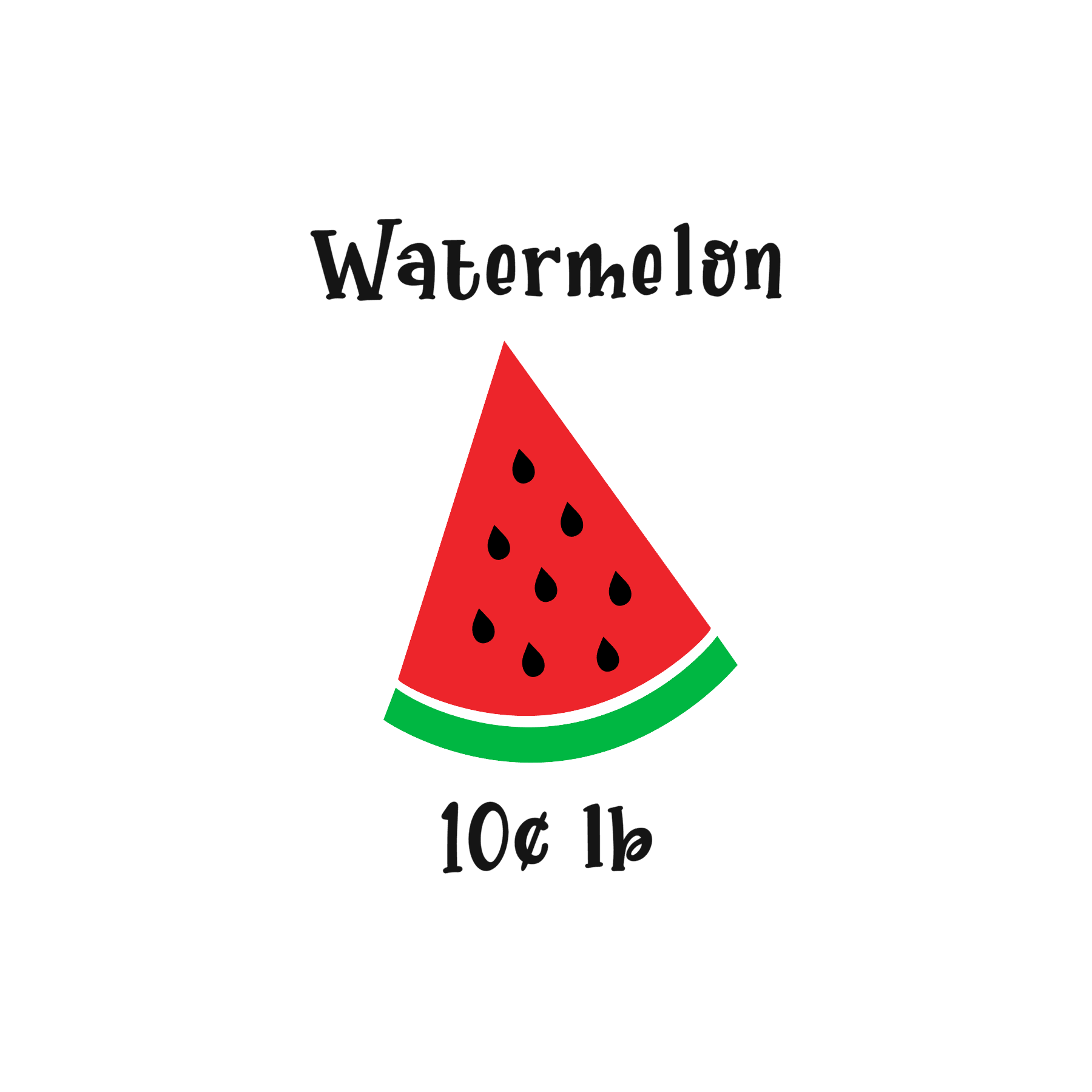 Download Watermelon 10¢ Summer SVG | Free Download | Say It With Simplicity