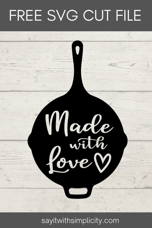Pin Image cast iron made with love