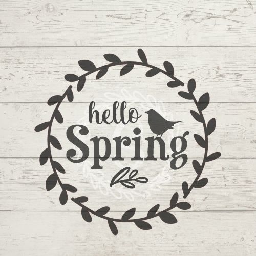 Image of Hello Spring Cut File