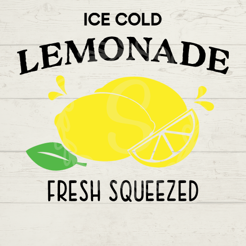 Ice Cold Lemonade SVG