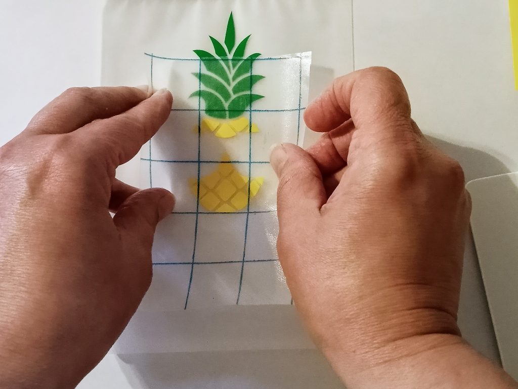 Applying Pineapple Image to Summer Drink Pouch