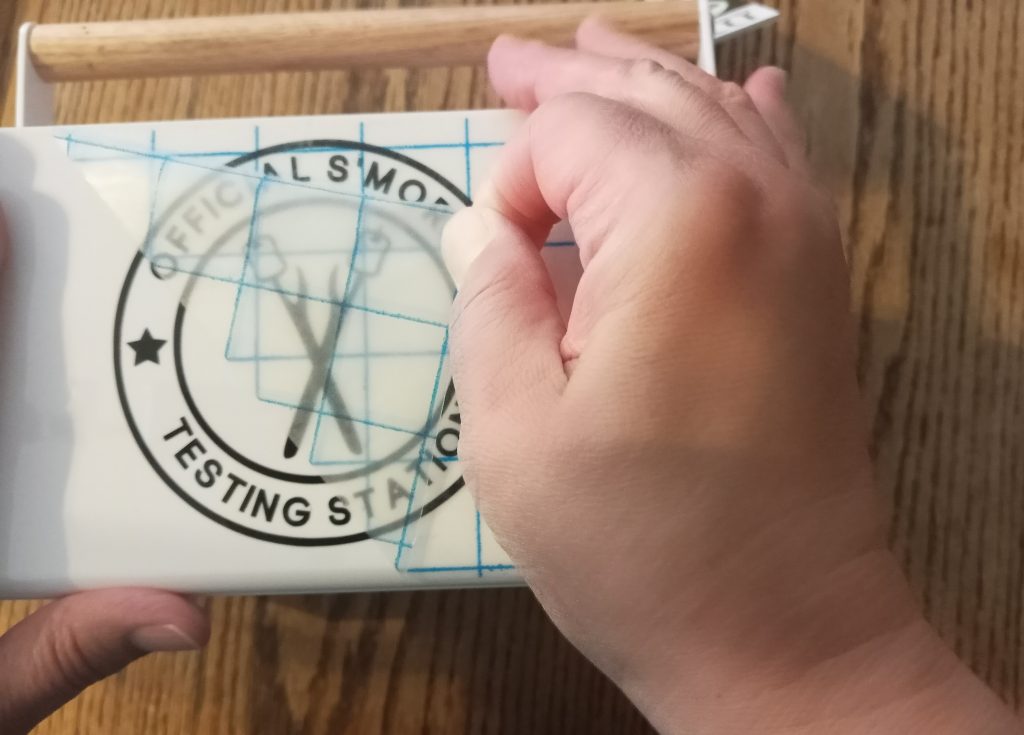 Removing Transfer Tape