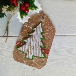 Finished Cardboard Gift Tag