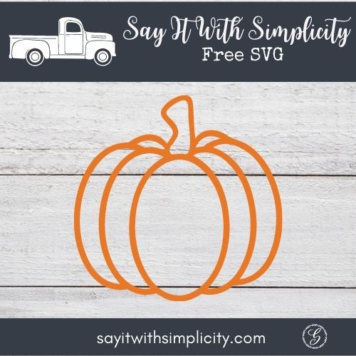 Pumpkin Outline SVG