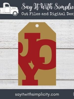 Picture of Joy Gift Tag