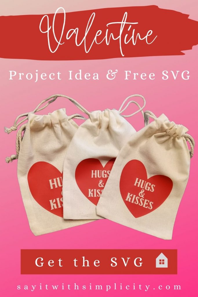 Pinterest pin for Quick and Easy Valentine Gift Bags