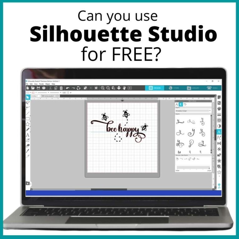 Informational Thumbnail Silhouette Studio Free Basic Edition