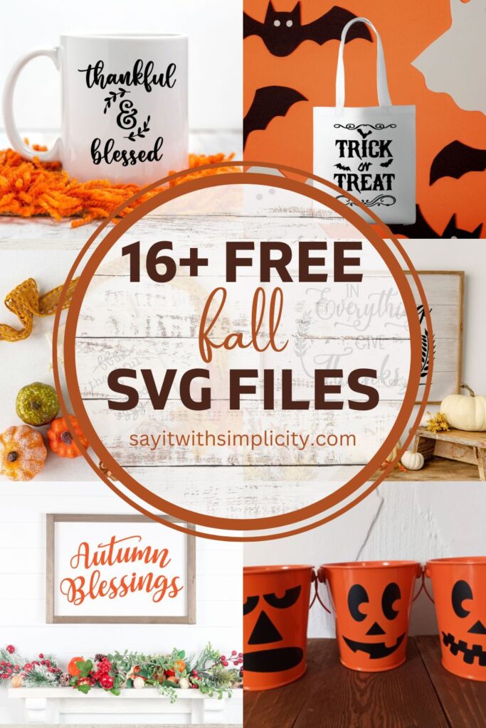 Pinterest Pin Free Fall SVG Files