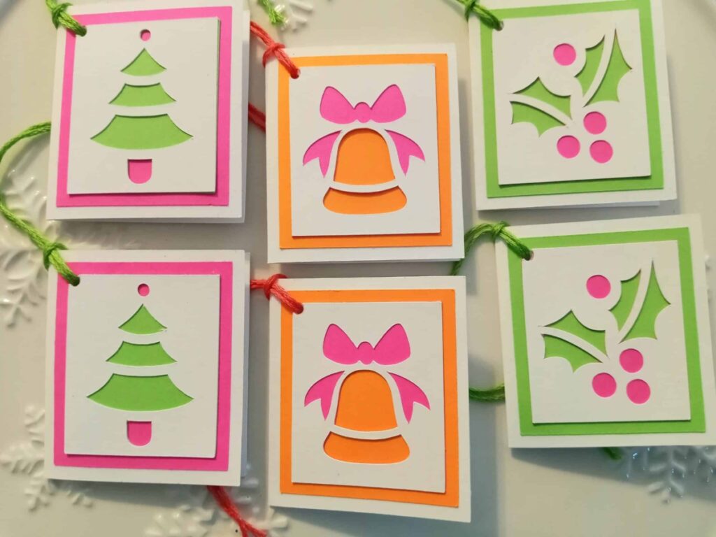 Dreaming Tree Tags made with Cricut