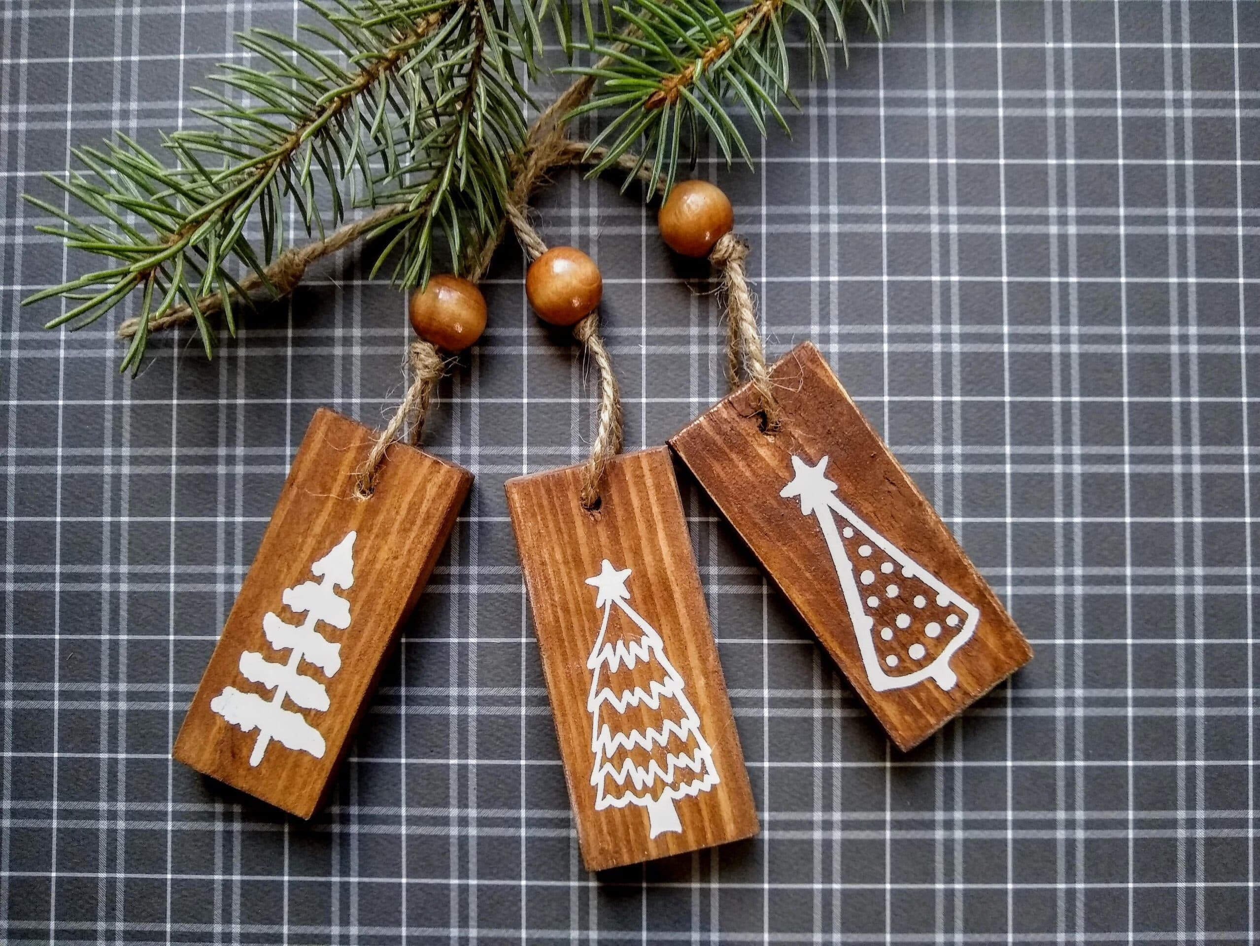 three-trees-rustic-ornaments