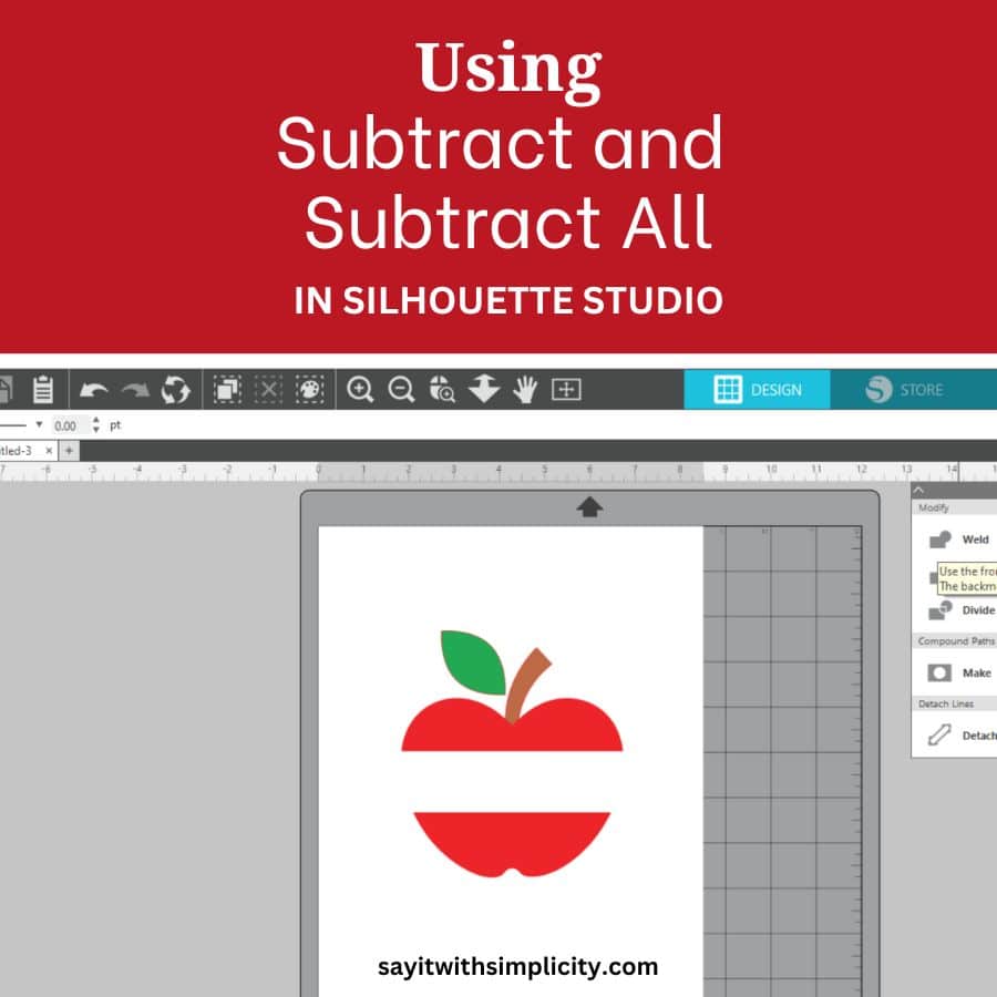 Silhouette Studio: The Power of Subtract and Subtract All