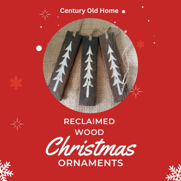 Featured image of Reclaimed Wood Christmas Ornaments