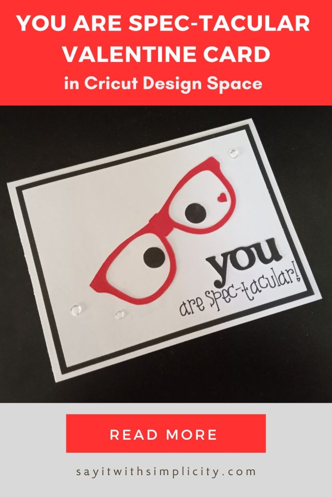 Pinterest pin for you are spectacular card